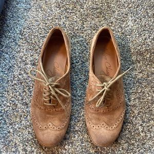 Arturo Chiang Suede Oxford Shoes